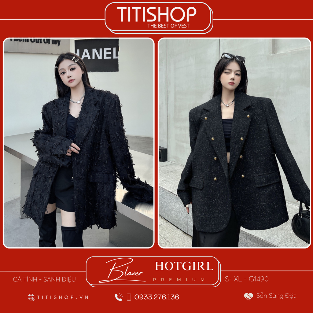 Áo Blazer Hotgirl  (S-XL)