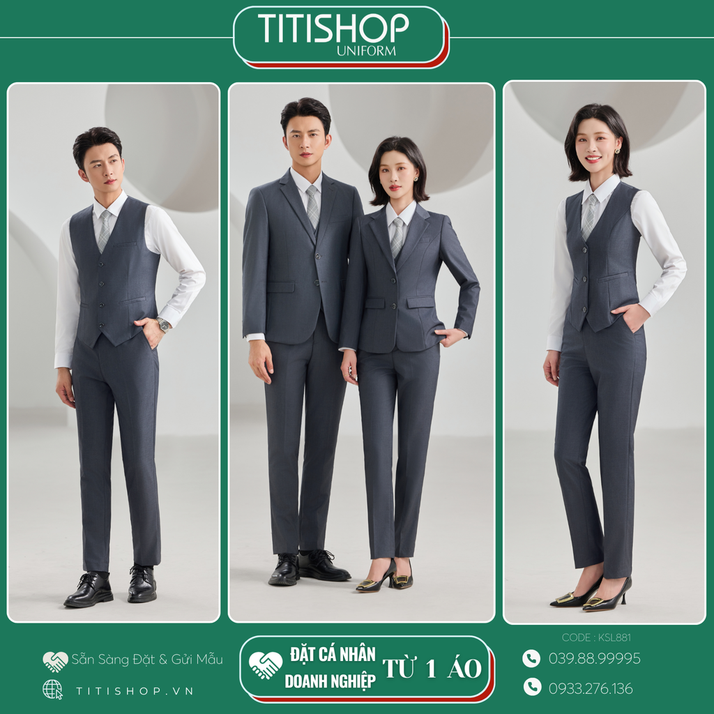 Đồng Phục Veston TITISHOP May Sẵn