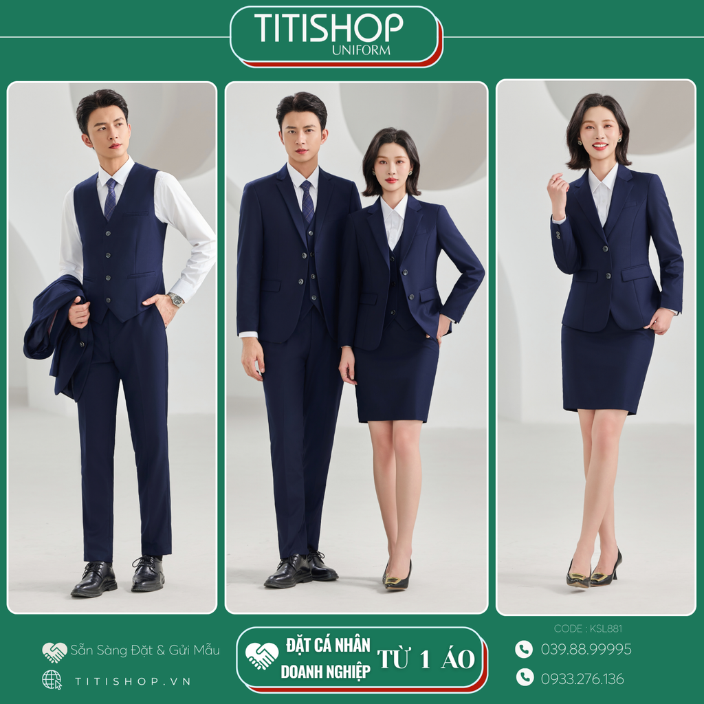 Đồng Phục Veston TITISHOP May Sẵn