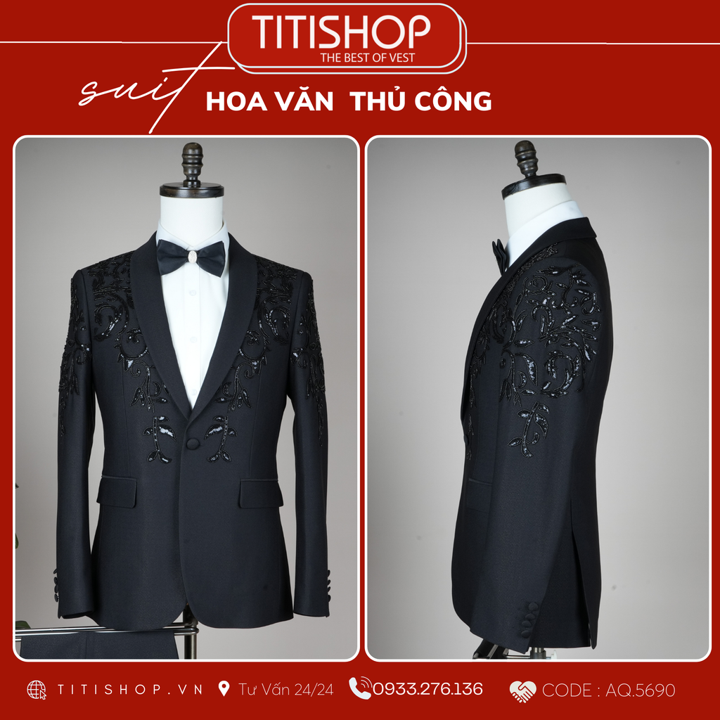TUXEDO Đính Hột Thủ Công Luxury
