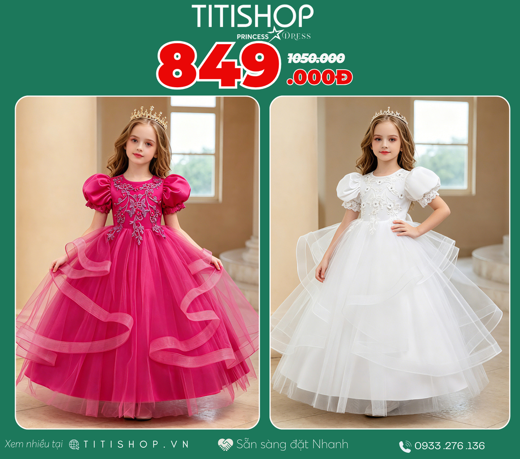 Đầm Công Chúa Titishop Tiết Kiệm