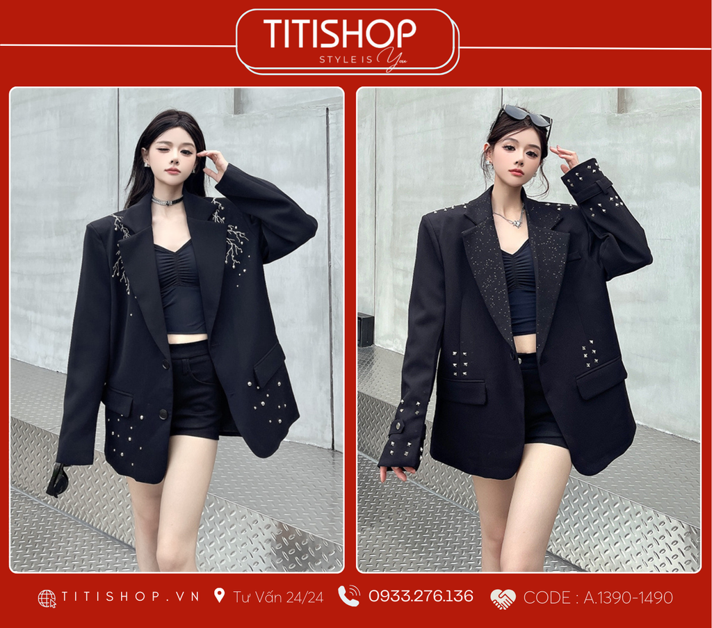 Áo Blazer Dáng Rộng TITISHOP  (S-XL)