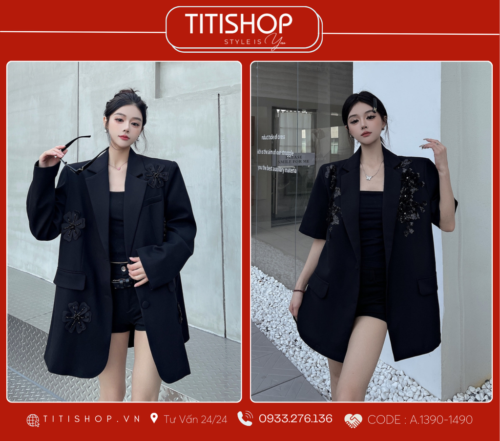 Áo Blazer Dáng Rộng TITISHOP  (S-XL)