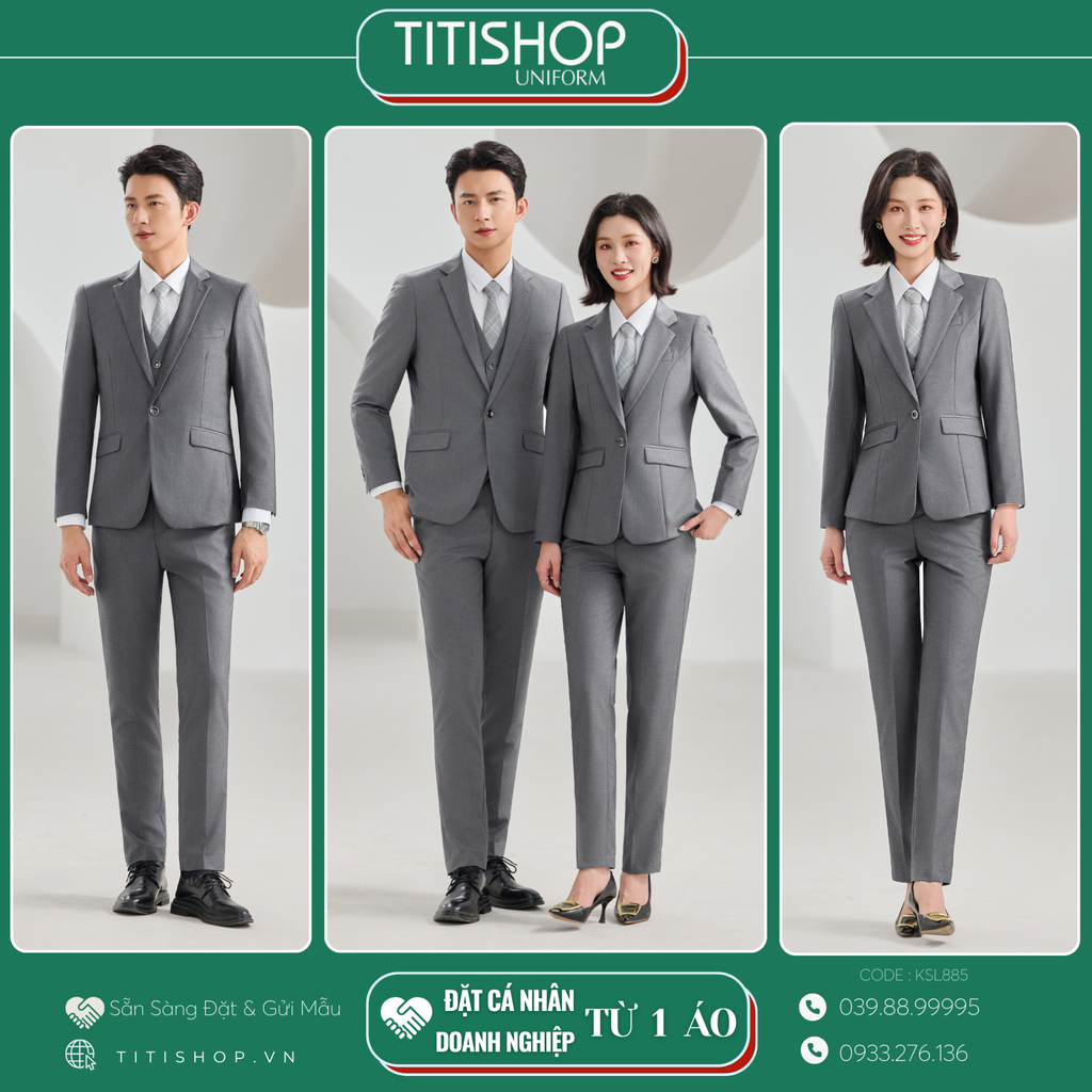 Đồng Phục Veston TITISHOP May Sẵn