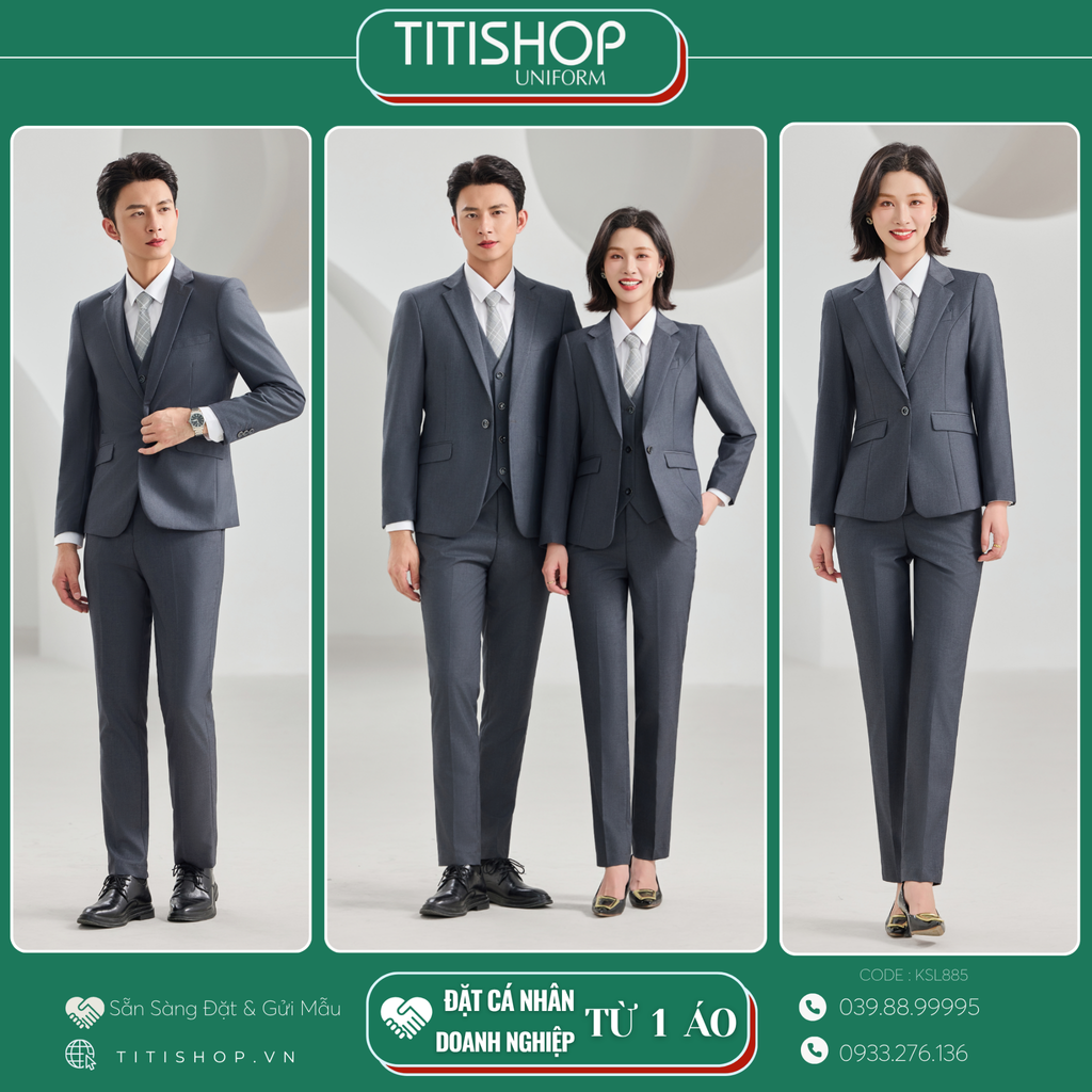 Đồng Phục Veston TITISHOP May Sẵn