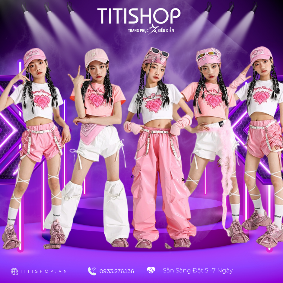 Sét Biểu Diễn Bé Gái Titishop ( Đặt 5-7 Ngày )