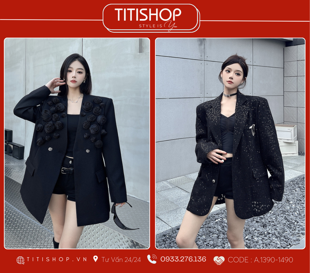 Áo Blazer Dáng Rộng TITISHOP  (S-XL)