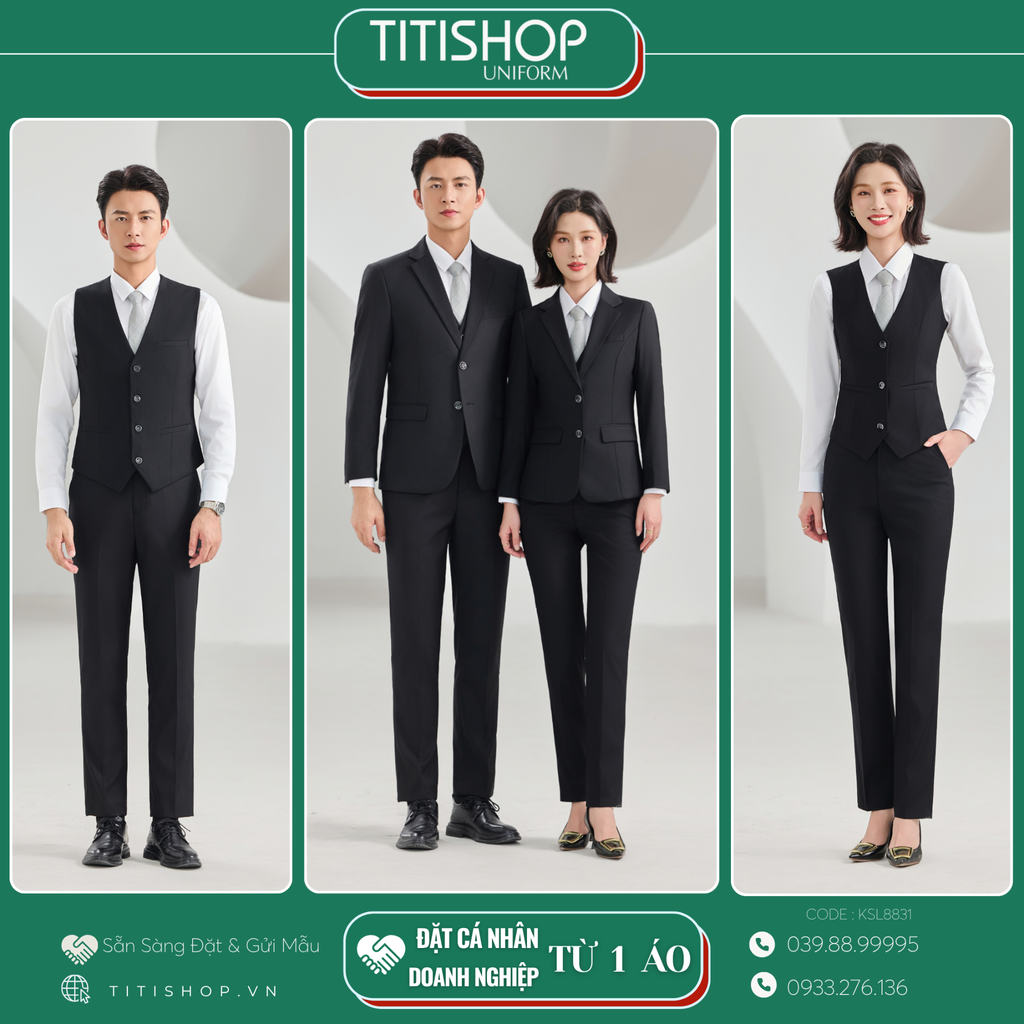 Đồng Phục Veston TITISHOP May Sẵn