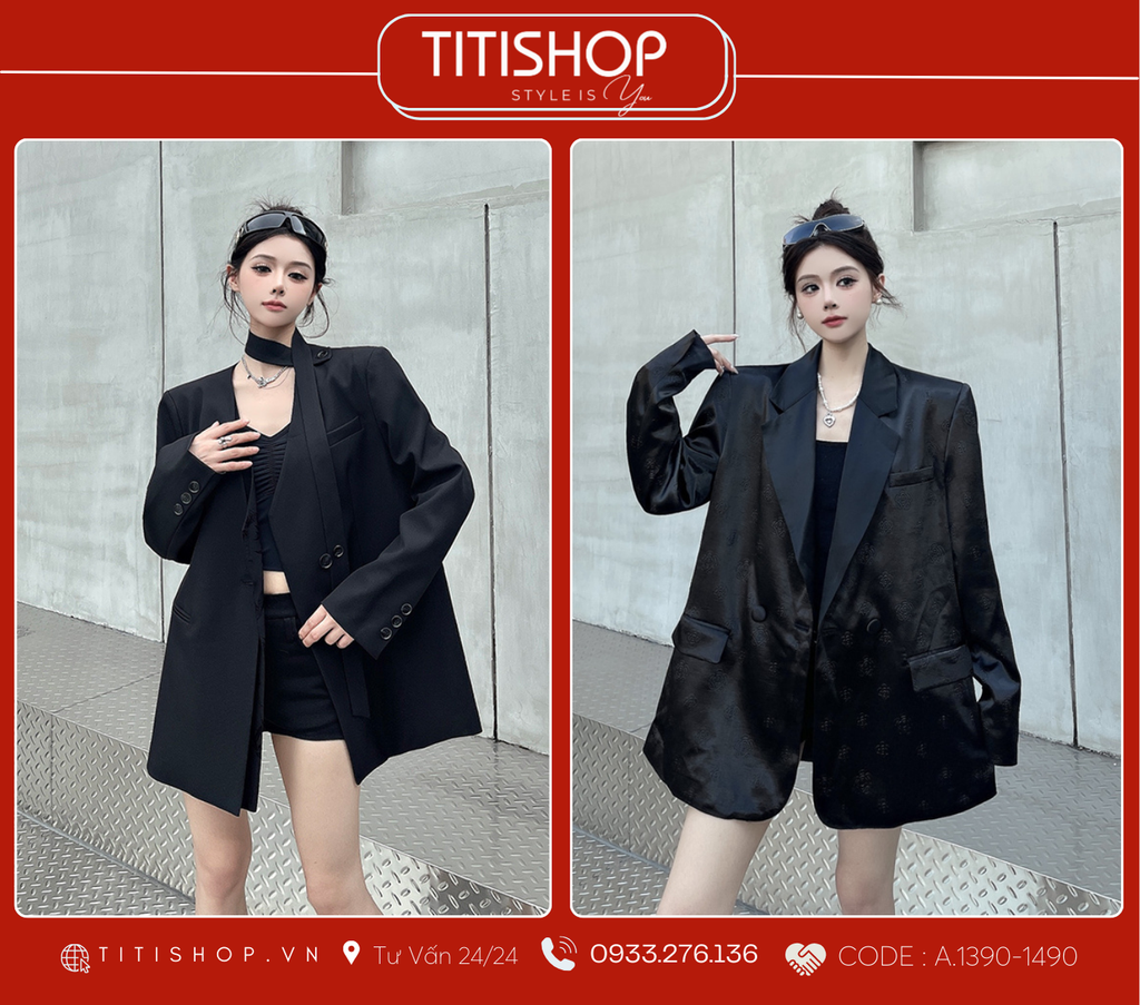 Áo Blazer Dáng Rộng TITISHOP  (S-XL)