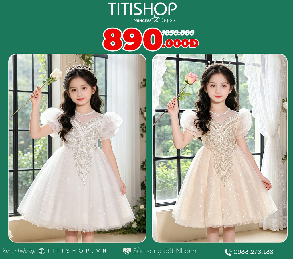 Đầm Công Chúa Titishop Tiết Kiệm