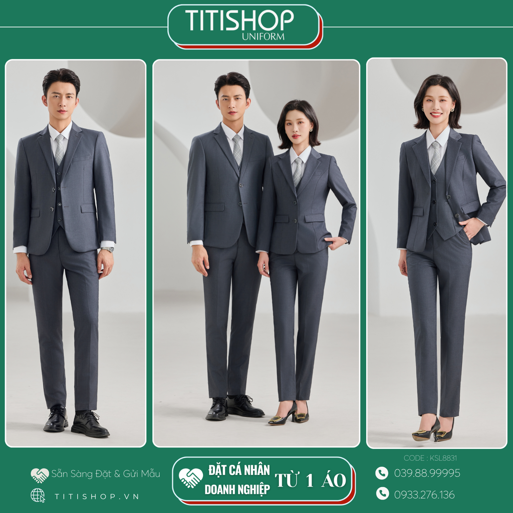 Đồng Phục Veston TITISHOP May Sẵn