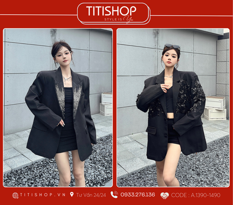 Áo Blazer Dáng Rộng TITISHOP  (S-XL)