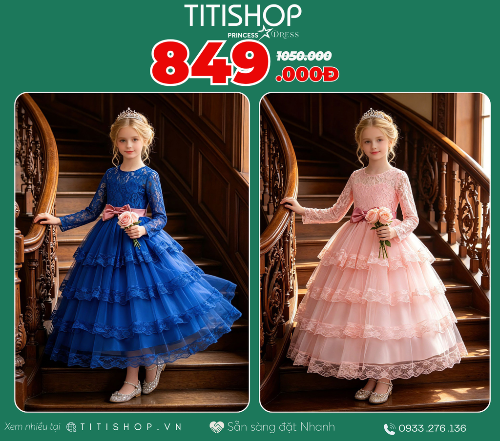 Đầm Công Chúa Titishop Tiết Kiệm