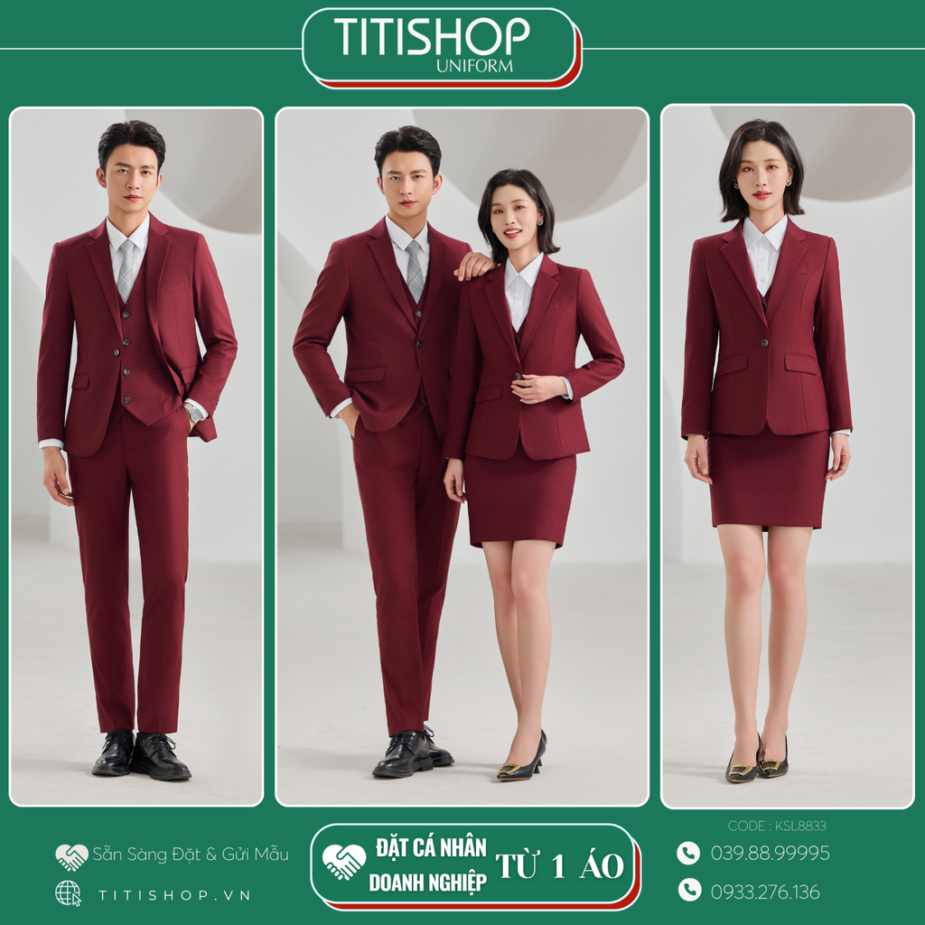 Đồng Phục Veston TITISHOP May Sẵn