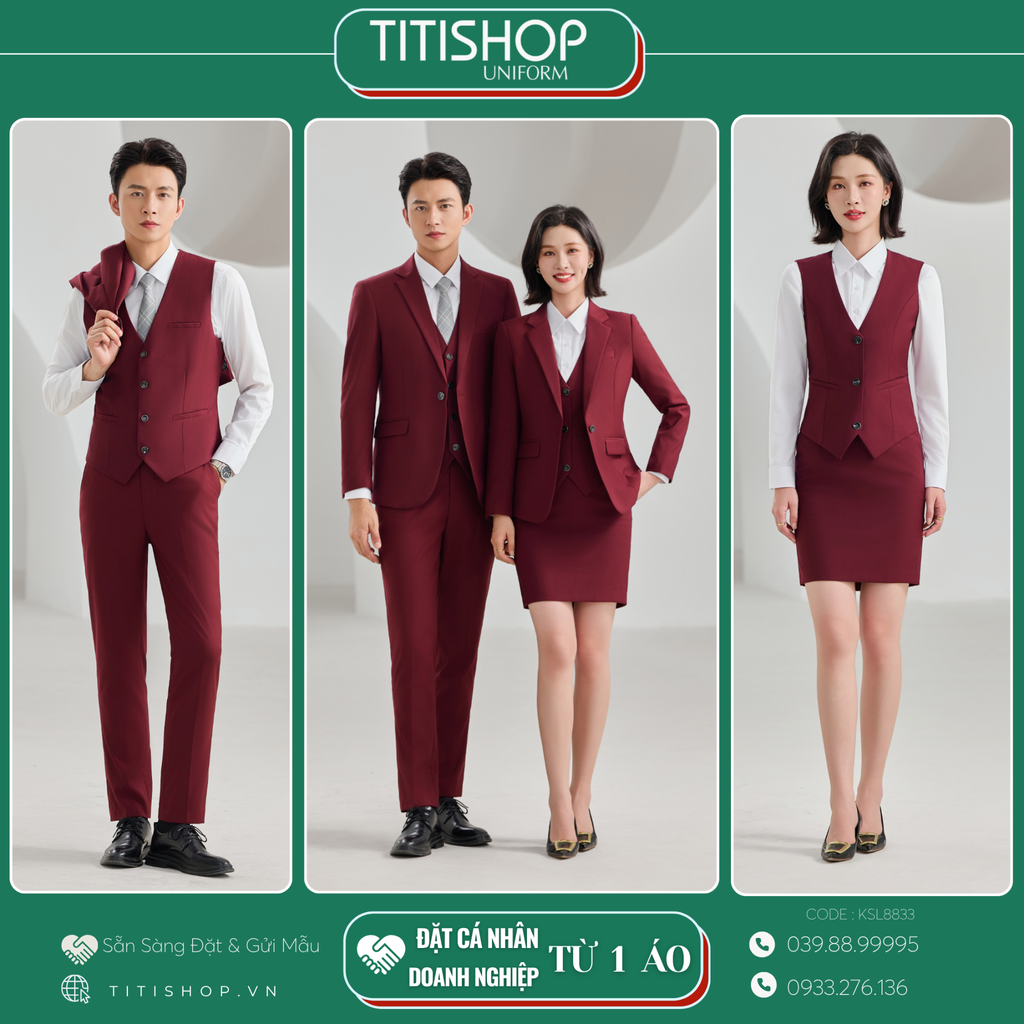 Đồng Phục Veston TITISHOP May Sẵn