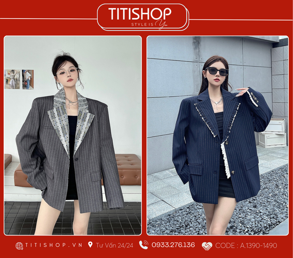 Áo Blazer Dáng Rộng TITISHOP  (S-XL)