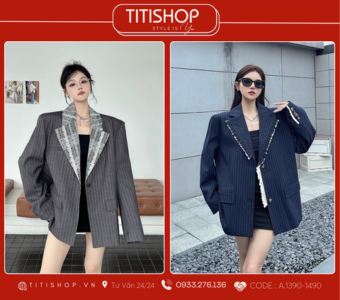 Áo Blazer Dáng Rộng TITISHOP  (S-XL)