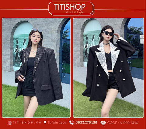 Áo Blazer Dáng Rộng TITISHOP  (S-XL)
