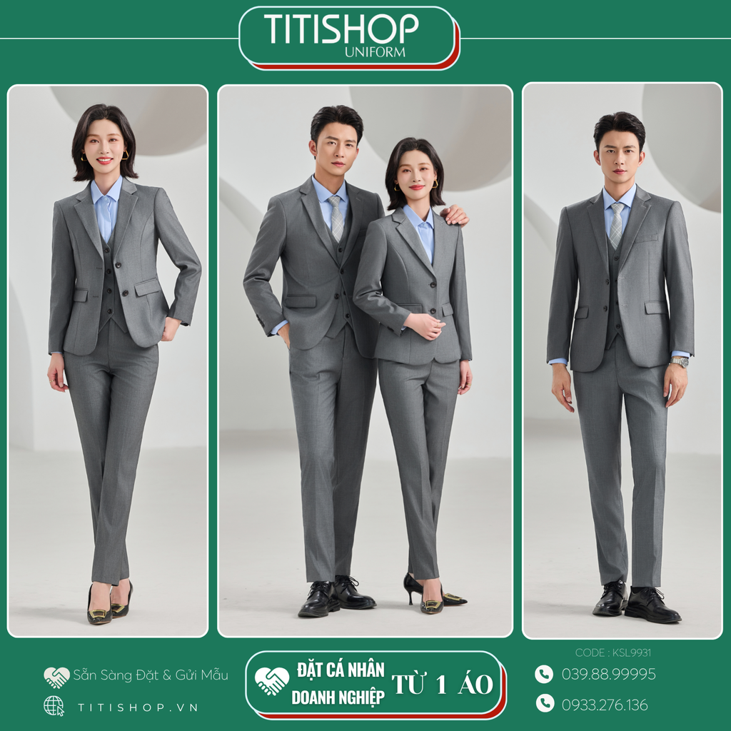 Đồng Phục Veston TITISHOP May Sẵn