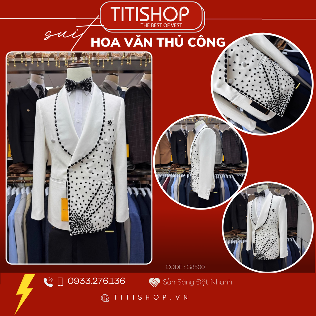 TUXEDO Đính Hột Thủ Công Luxury