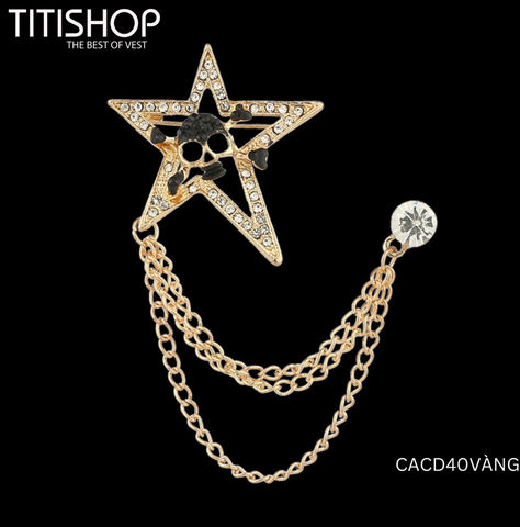 Cài Áo Vest Nam TITISHOP CACD40