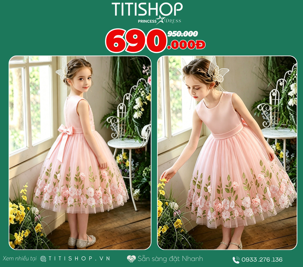 Đầm Công Chúa Titishop Tiết Kiệm