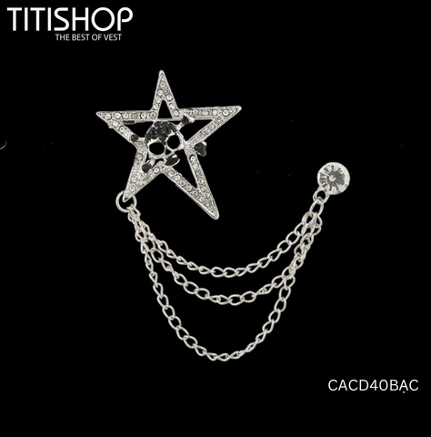 Cài Áo Vest Nam TITISHOP CACD40