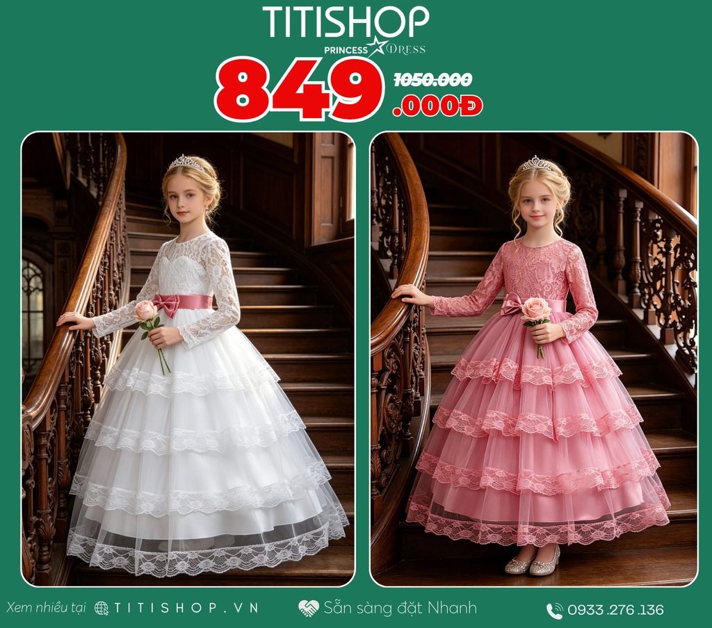 Đầm Công Chúa Titishop Tiết Kiệm