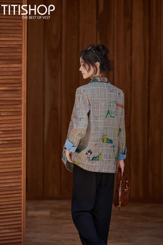 Áo Blazer Nữ Titishop (S-4XL )