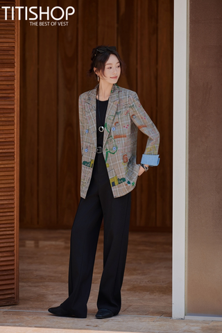 Áo Blazer Nữ Titishop (S-4XL )