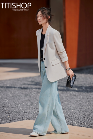 Áo Blazer Nữ Titishop (S-4XL )