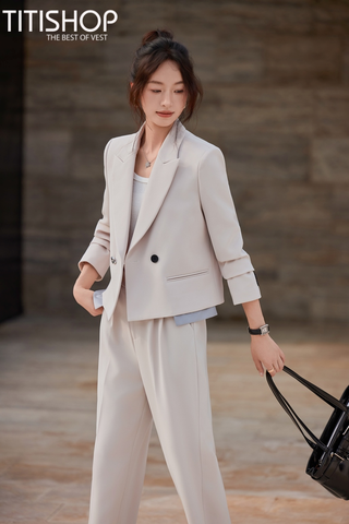 Áo Blazer Nữ Titishop (S-4XL )