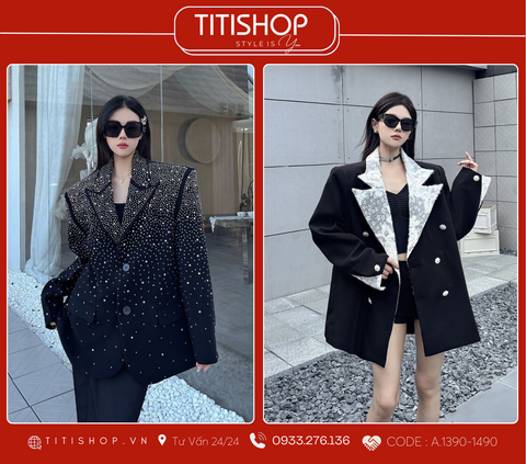 Áo Blazer Dáng Rộng TITISHOP  (S-XL)