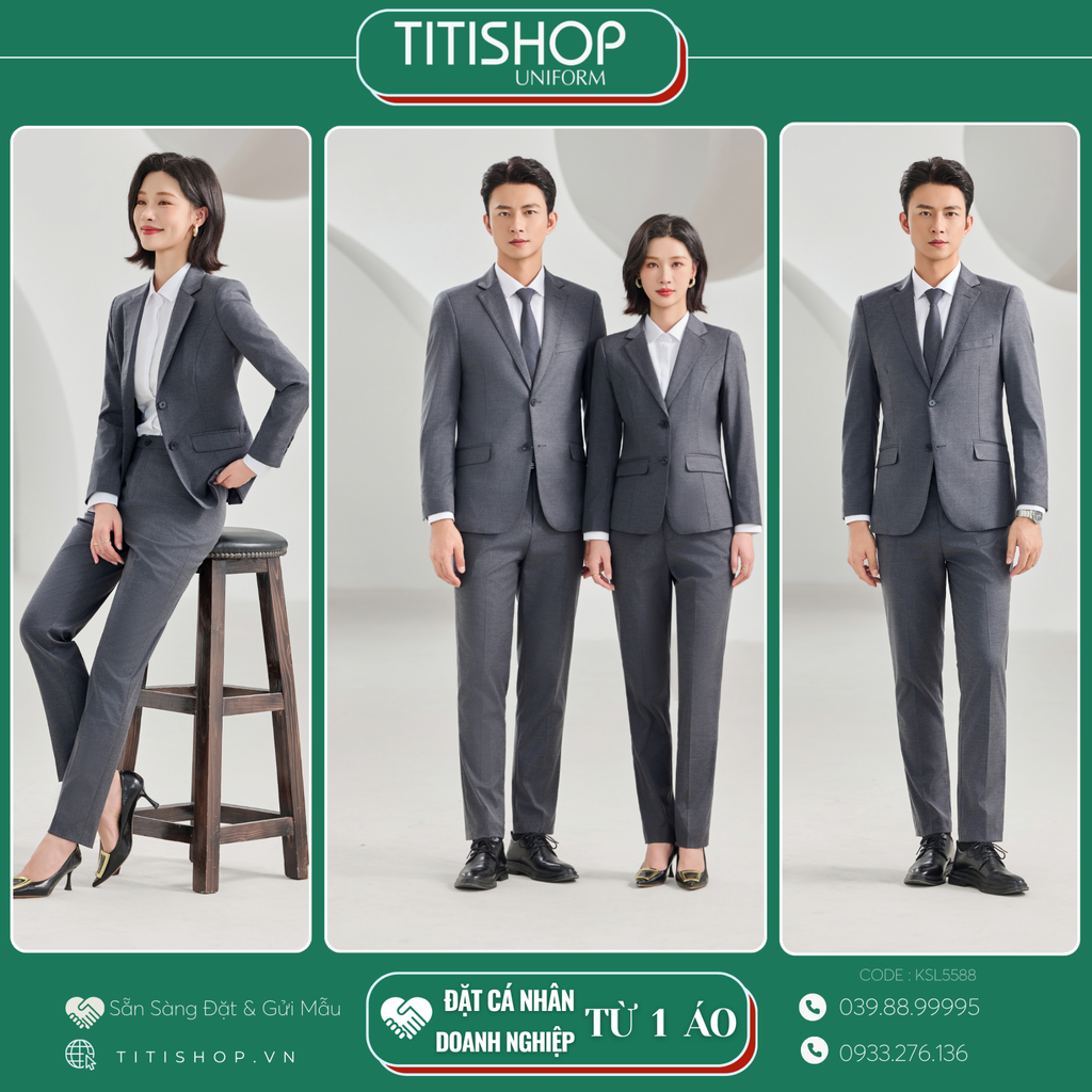 Đồng Phục Veston TITISHOP May Sẵn