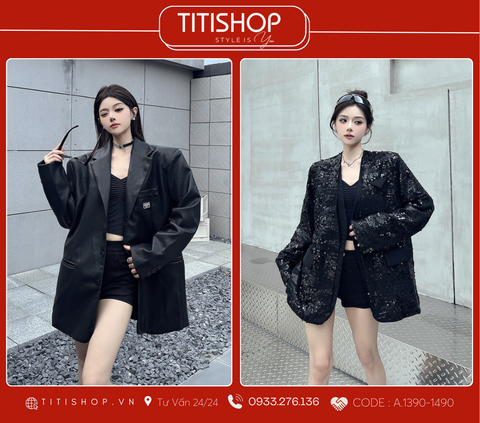 Áo Blazer Dáng Rộng TITISHOP  (S-XL)