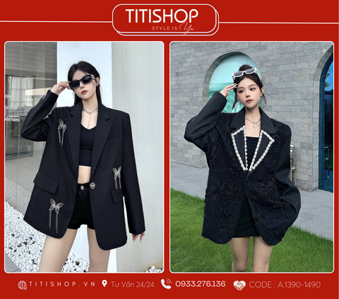 Áo Blazer Dáng Rộng TITISHOP  (S-XL)
