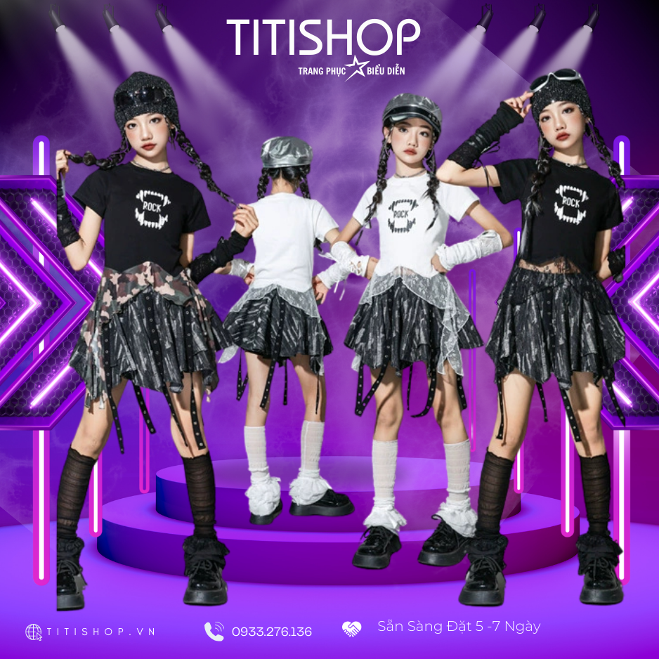 Sét Biểu Diễn Bé Gái Titishop ( Đặt 5-7 Ngày )