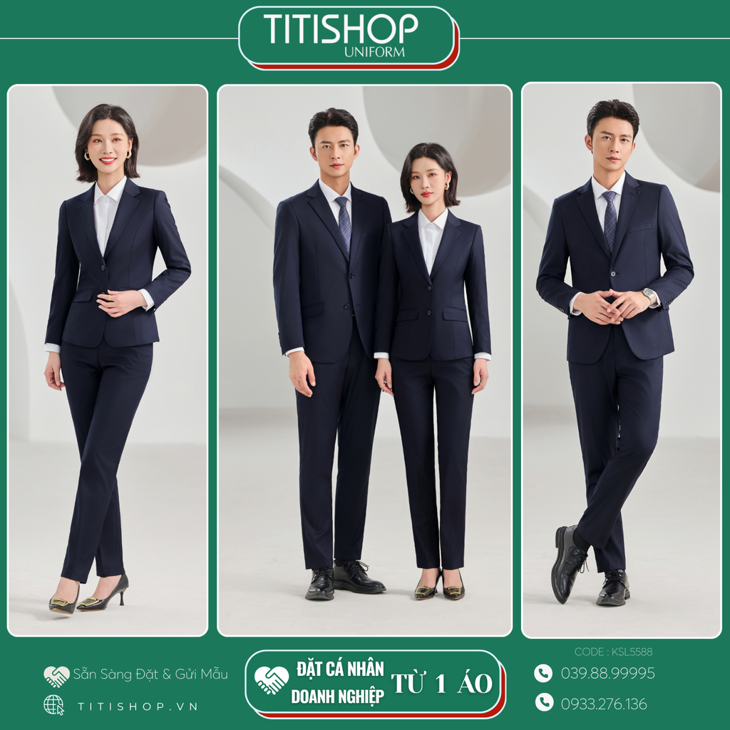Đồng Phục Veston TITISHOP May Sẵn