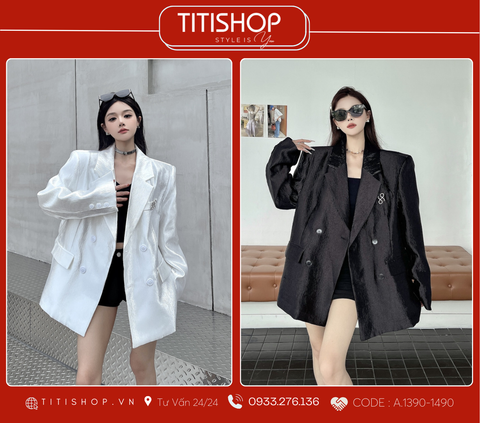 Áo Blazer Dáng Rộng TITISHOP  (S-XL)