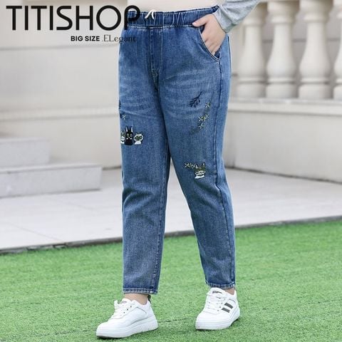 Quần JEAN Nữ Big Size ( 40-120KG ) Tại TITISHOP - 009