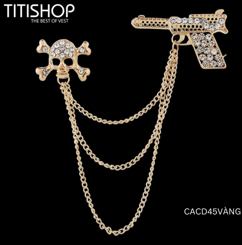 Cài Áo Vest Nam TITISHOP CACD45