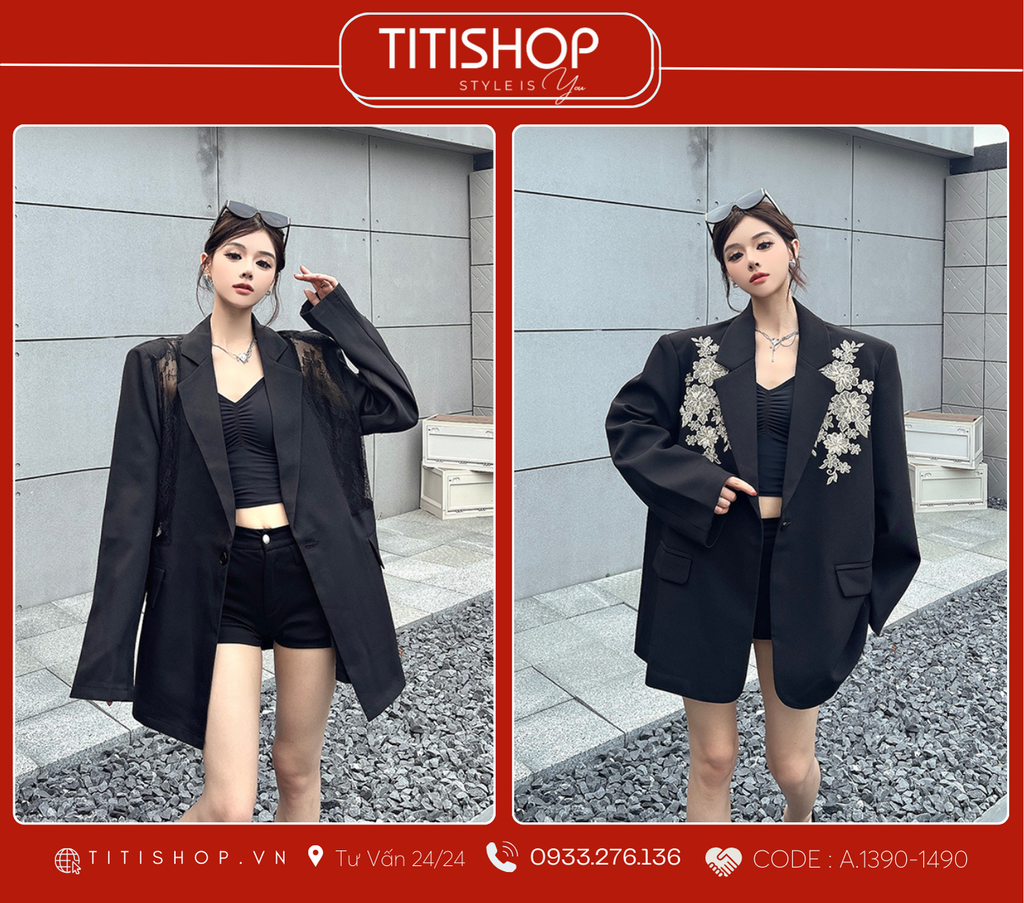 Áo Blazer Dáng Rộng TITISHOP  (S-XL)
