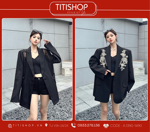 Áo Blazer Dáng Rộng TITISHOP  (S-XL)