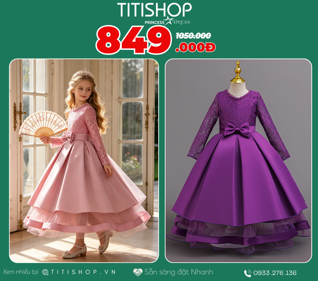 Đầm Công Chúa Titishop Tiết Kiệm
