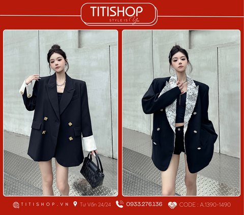 Áo Blazer Dáng Rộng TITISHOP  (S-XL)
