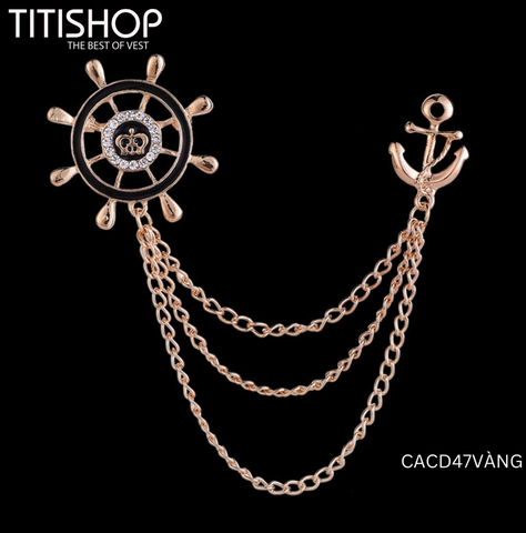 Cài Áo Vest Nam TITISHOP CACD47