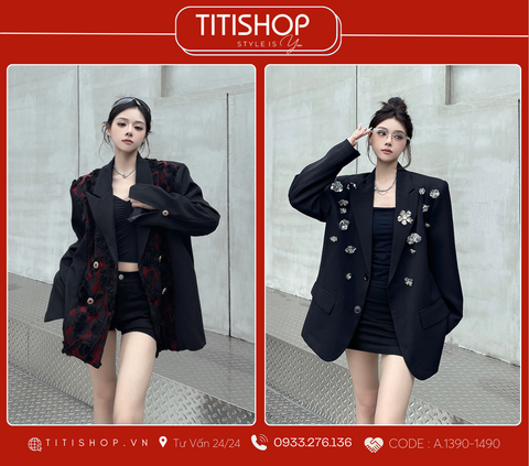 Áo Blazer Dáng Rộng TITISHOP  (S-XL)