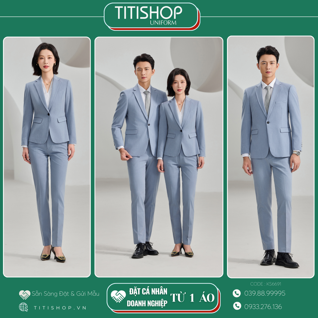 Đồng Phục Veston TITISHOP May Sẵn
