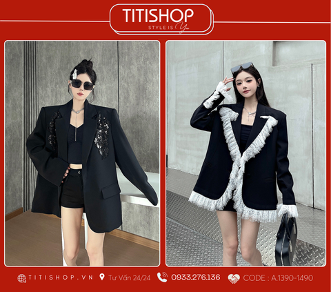 Áo Blazer Dáng Rộng TITISHOP  (S-XL)