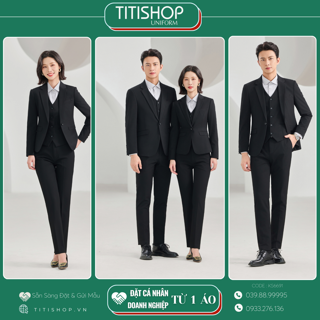 Đồng Phục Veston TITISHOP May Sẵn